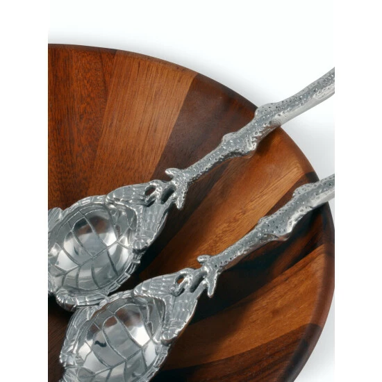 Arthur Court Designs Sea Turtle Salad Servers Serveware 1 Arthur Court Designs Sea Turtle Salad Servers Serveware