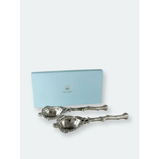 Arthur Court Designs Sea Turtle Salad Servers Serveware 3 Arthur Court Designs Sea Turtle Salad Servers Serveware - Image 3