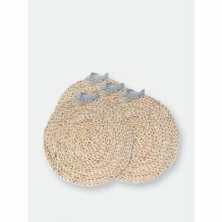 Arthur Court Designs Fish Twisted Seagrass Placemats - Set Of 4 Dining & Tabletop