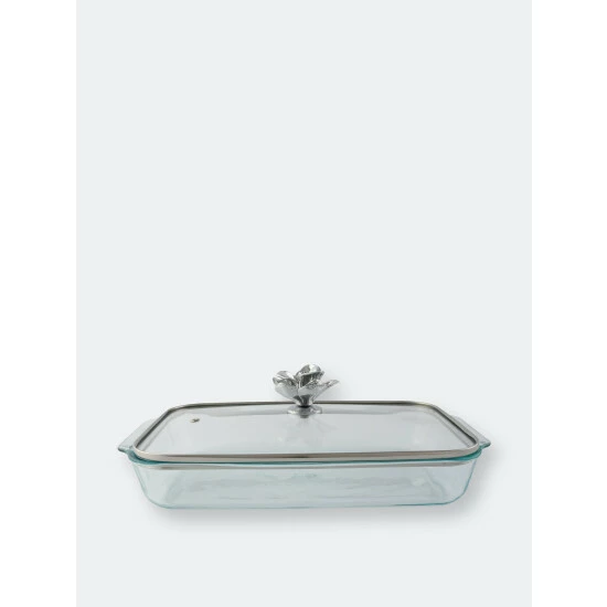 Arthur Court Designs Magnolia Lid With Pyrex 3 Quart Baking Dish Bakeware 3 Arthur Court Designs Magnolia Lid With Pyrex 3 Quart Baking Dish Bakeware - Image 3