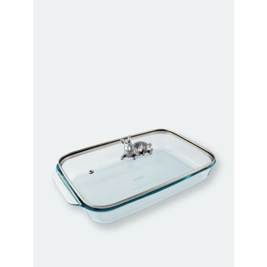 Arthur Court Designs Bunny Lid With Pyrex 3 Quart Baking Dish Bakeware 1 Arthur Court Designs Bunny Lid With Pyrex 3 Quart Baking Dish Bakeware