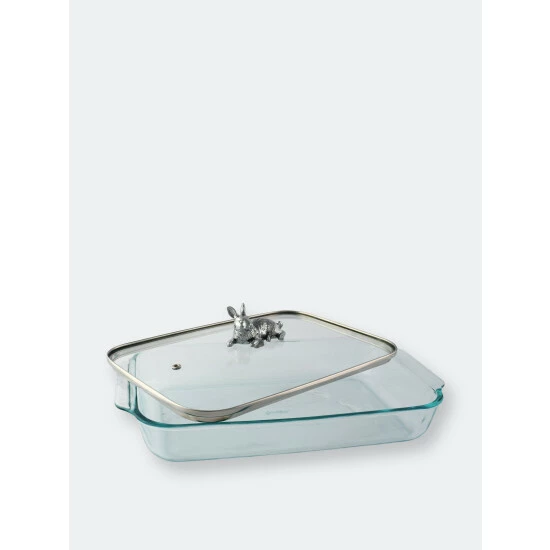 Arthur Court Designs Bunny Lid With Pyrex 3 Quart Baking Dish Bakeware 2 Arthur Court Designs Bunny Lid With Pyrex 3 Quart Baking Dish Bakeware - Image 2