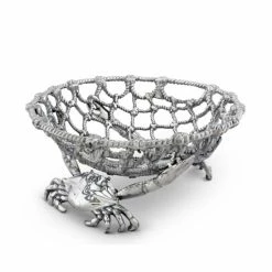 Arthur Court Designs Crab And Net Fruit Basket Dinnerware & Flatware