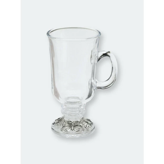 Arthur Court Designs Butterfly Glass Mugs Drinkware 1 Arthur Court Designs Butterfly Glass Mugs Drinkware