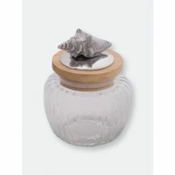 Arthur Court Designs Shell Glass Canister Kitchen