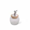 Arthur Court Designs Deer / Elk Glass Canister  Kitchen