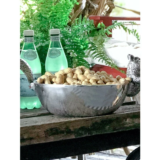 Arthur Court Designs Squirrel Nut Bowl Head / Tail Dinnerware & Flatware 1 Arthur Court Designs Squirrel Nut Bowl Head / Tail Dinnerware & Flatware