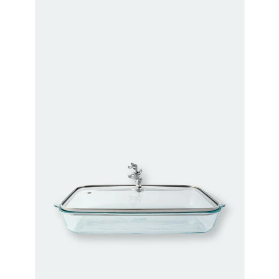 Arthur Court Designs Deer Head Lid With Pyrex 3 Quart Baking Dish Bakeware 3 Arthur Court Designs Deer Head Lid With Pyrex 3 Quart Baking Dish Bakeware - Image 3