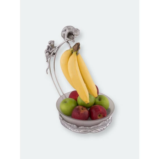 Arthur Court Designs Monkey Banana Holder With Bowl Dinnerware & Flatware 4 Arthur Court Designs Monkey Banana Holder With Bowl Dinnerware & Flatware - Image 4
