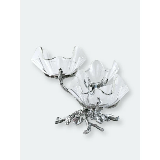 Arthur Court Designs Grape Acrylic Bowls 3-Tiered Stand Dinnerware & Flatware 2 Arthur Court Designs Grape Acrylic Bowls 3-Tiered Stand Dinnerware & Flatware - Image 2