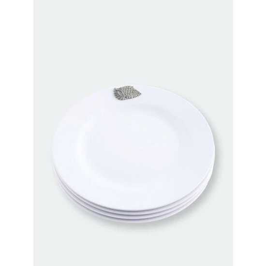 Arthur Court Designs Sea Shell Melamine Lunch Plates - Set Of 4 Dinnerware & Flatware 4 Arthur Court Designs Sea Shell Melamine Lunch Plates - Set Of 4 Dinnerware & Flatware - Image 4