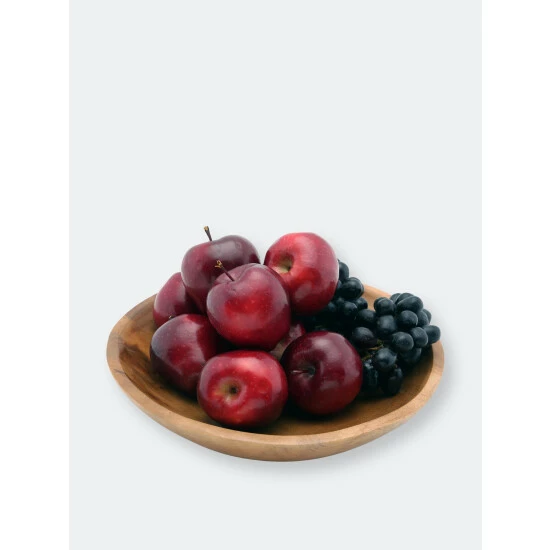 Arthur Court Designs Calabash Round Acacia Wood Salad Bowl Dinnerware & Flatware 2 Arthur Court Designs Calabash Round Acacia Wood Salad Bowl Dinnerware & Flatware - Image 2