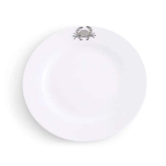 Arthur Court Designs Crab Melamine Lunch Plates - Set Of 4 Dinnerware & Flatware 3 Arthur Court Designs Crab Melamine Lunch Plates - Set Of 4 Dinnerware & Flatware - Image 3