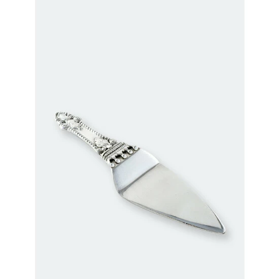 Arthur Court Designs Mardi Gras Pie Server Serveware 2 Arthur Court Designs Mardi Gras Pie Server Serveware - Image 2