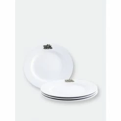 Arthur Court Designs Magnolia Melamine Lunch Plates - Set Of 4 Dinnerware & Flatware