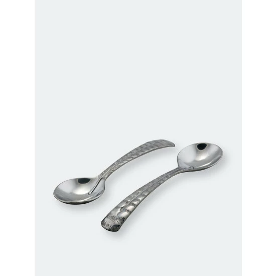 Arthur Court Designs Feather Salad Servers Serveware 4 Arthur Court Designs Feather Salad Servers Serveware - Image 4