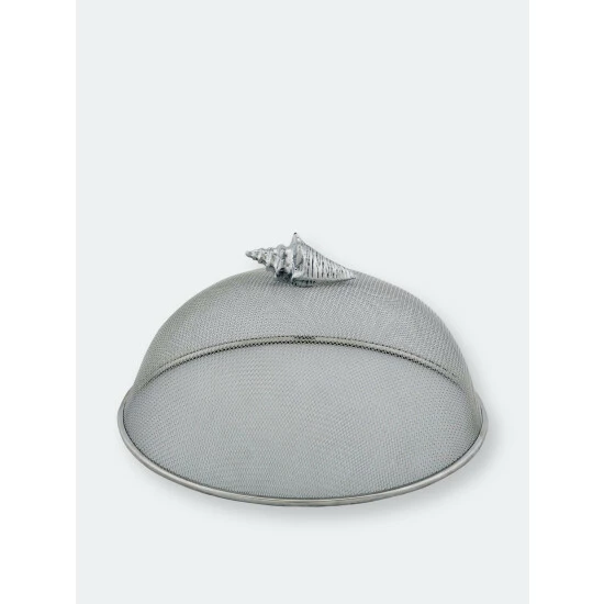 Arthur Court Designs Conch Shell Stainless Mesh Picnic Cover Serveware 2 Arthur Court Designs Conch Shell Stainless Mesh Picnic Cover Serveware - Image 2