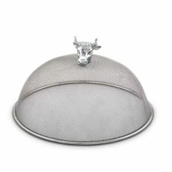 Arthur Court Designs Cow Head Stainless Mesh Picnic Cover Serveware