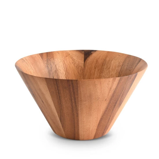Arthur Court Designs Straight Side Wooden Acacia Salad Bowl Large Serveware Peru 1 Arthur Court Designs Straight Side Wooden Acacia Salad Bowl Large Serveware Peru